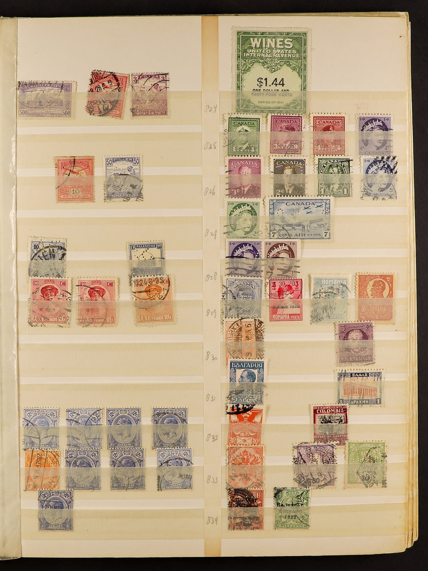 COLLECTIONS & ACCUMULATIONS PERFINS an accumulation of over 2500 stamps from all over the world ( - Image 4 of 17