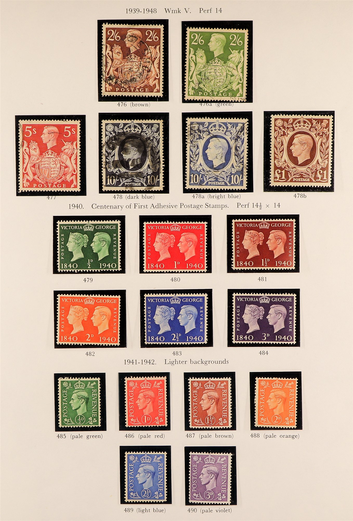 GREAT BRITAIN 1840-1999 COLLECTION in hingeless mounts in three Stanley Gibbons albums, includes - Image 11 of 25