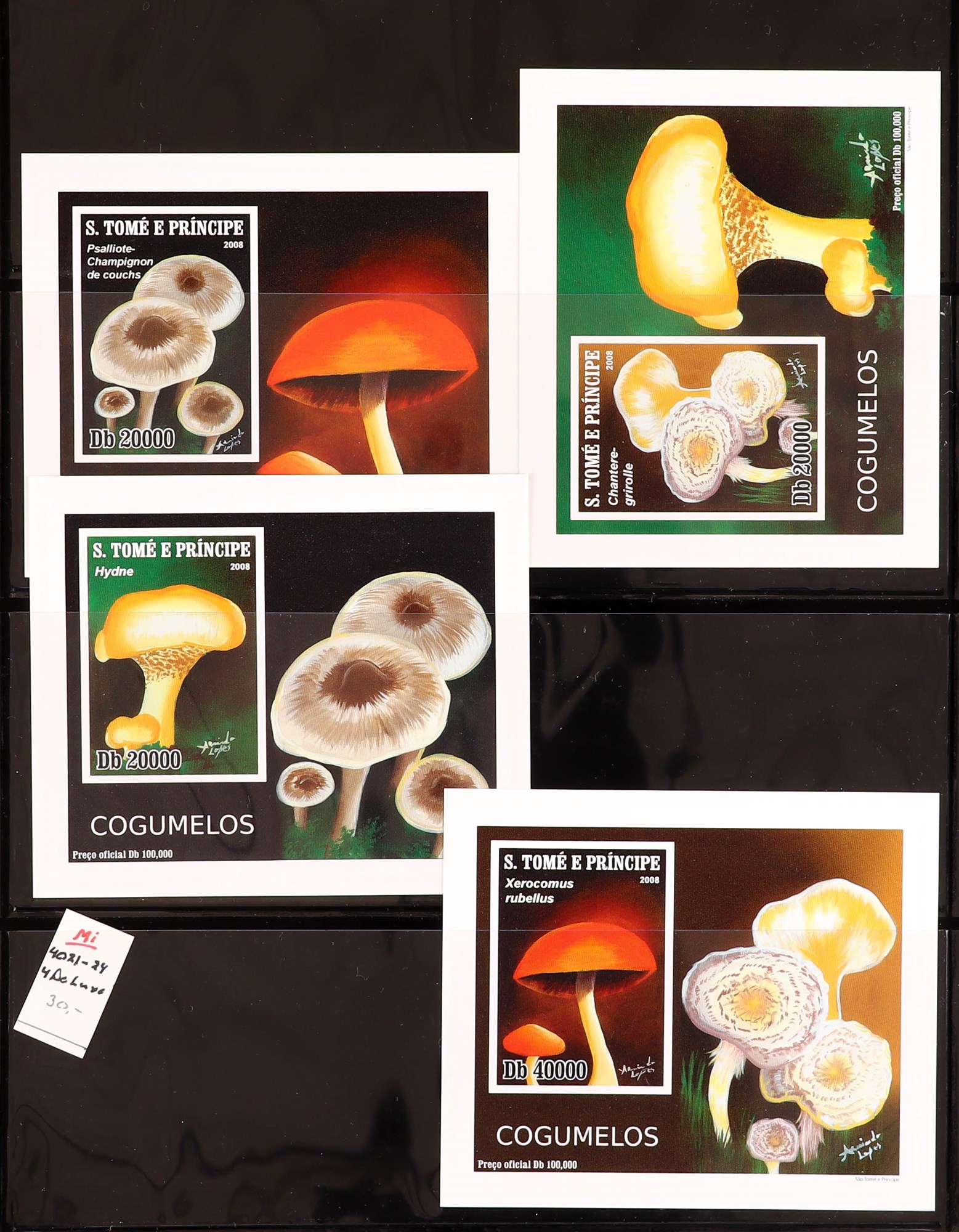 PORTUGUESE COLONIES FUNGI STAMPS OF ST THOMAS & PRINCE ISLANDS 1984 - 2014 never hinged mint - Image 3 of 30