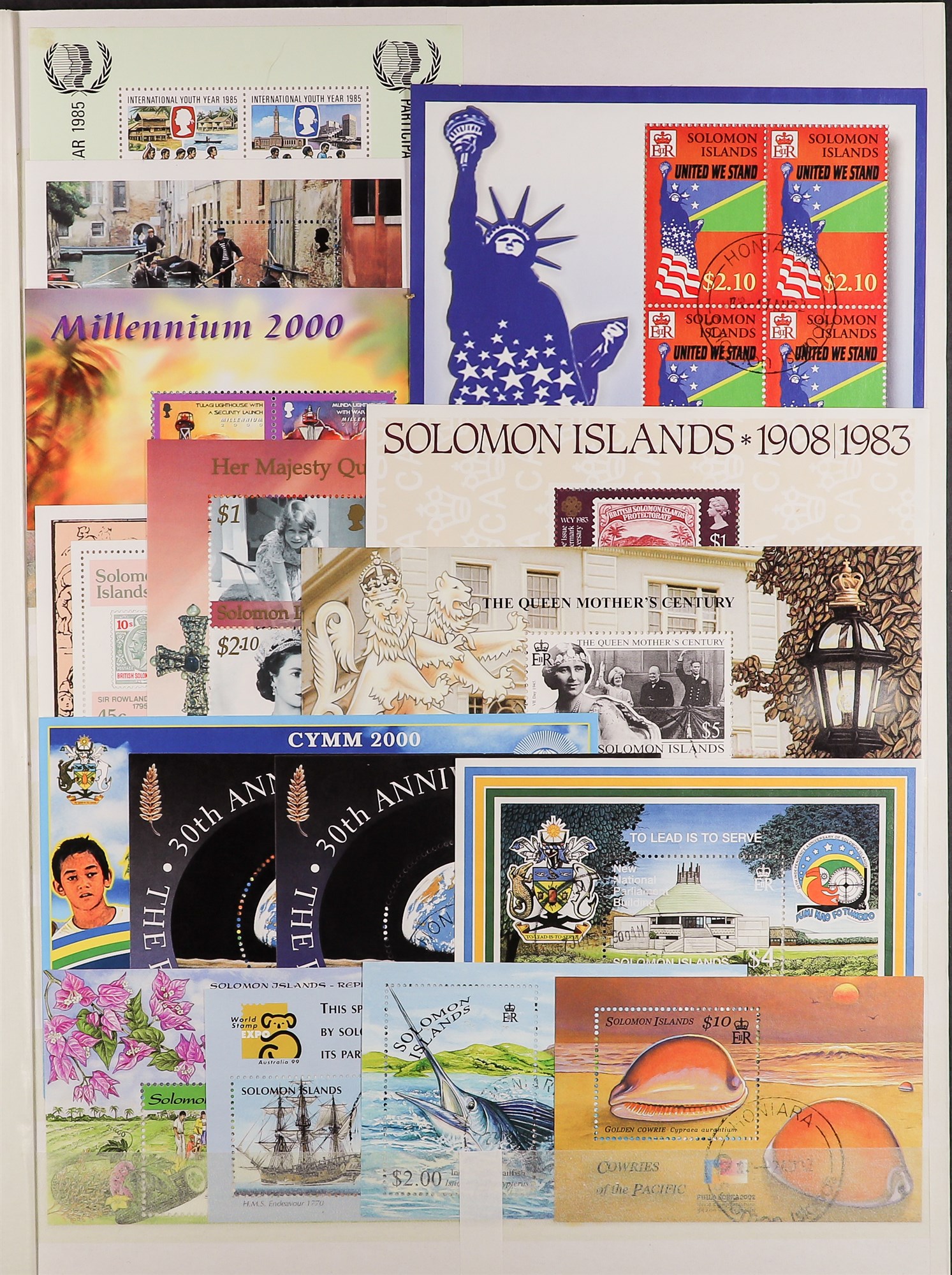 SOLOMON IS. 1953 - 2002 USED COLLECTION a highly complete run on protective pages, note the 1971 - Image 11 of 14