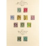 CAYMAN IS. 1907-09 set on album page, SG 25/35, fine used Includes extra 6d shade, cat £500 (11