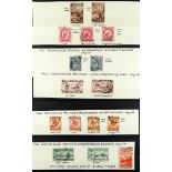 NEW ZEALAND 1902 - 1907 PICTORIALS SPECIALISED COLLECTION of 75 used stamps, note 1902-07 NZ