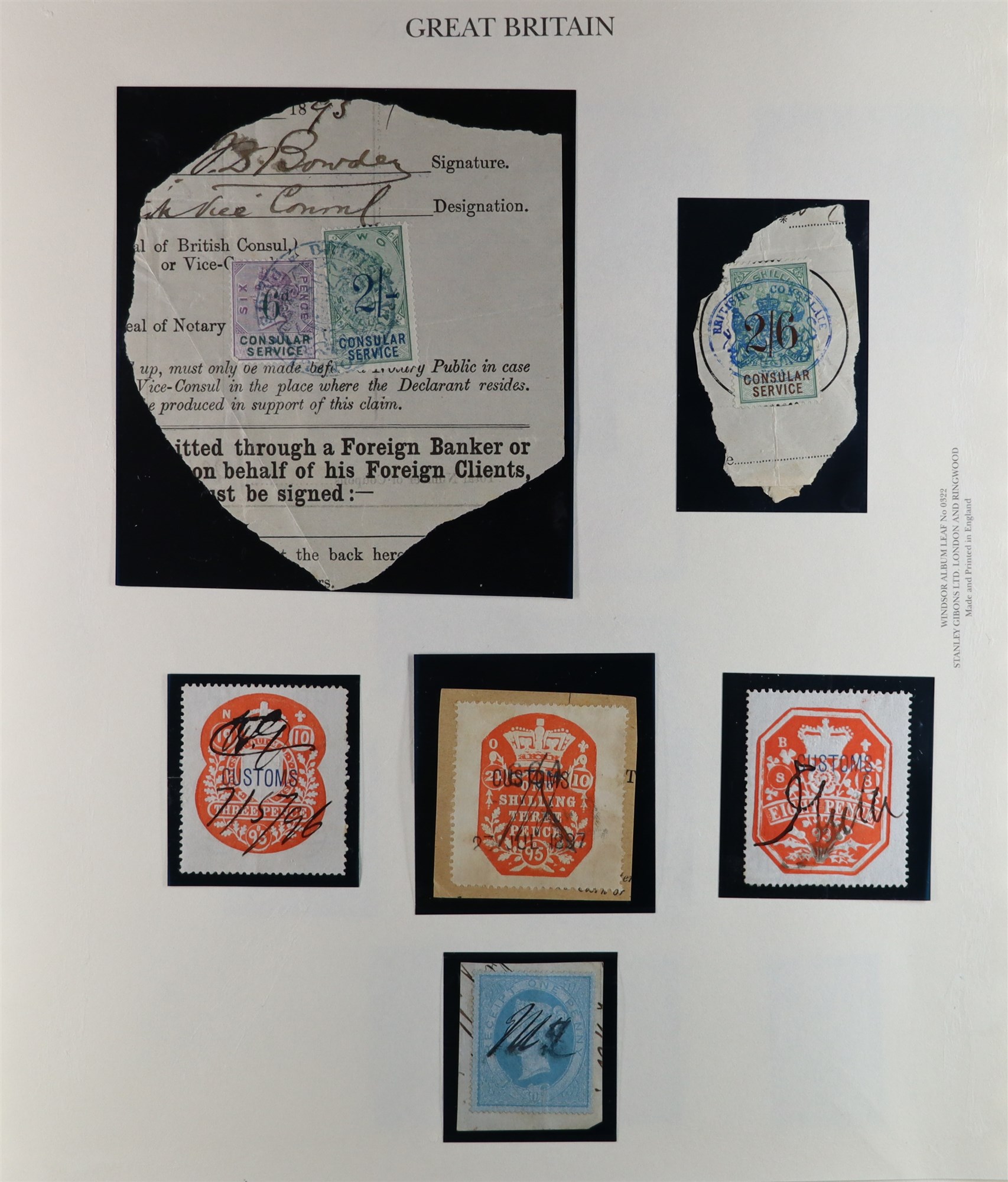 GREAT BRITAIN CONSIGNMENT BALANCE Includes Great Britain revenues, postage dues, locals, training - Image 12 of 24