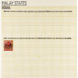 MALAYA STATES PERAK 1884 - 1965 COLLECTION of over 100 chiefly very fine used stamps on several