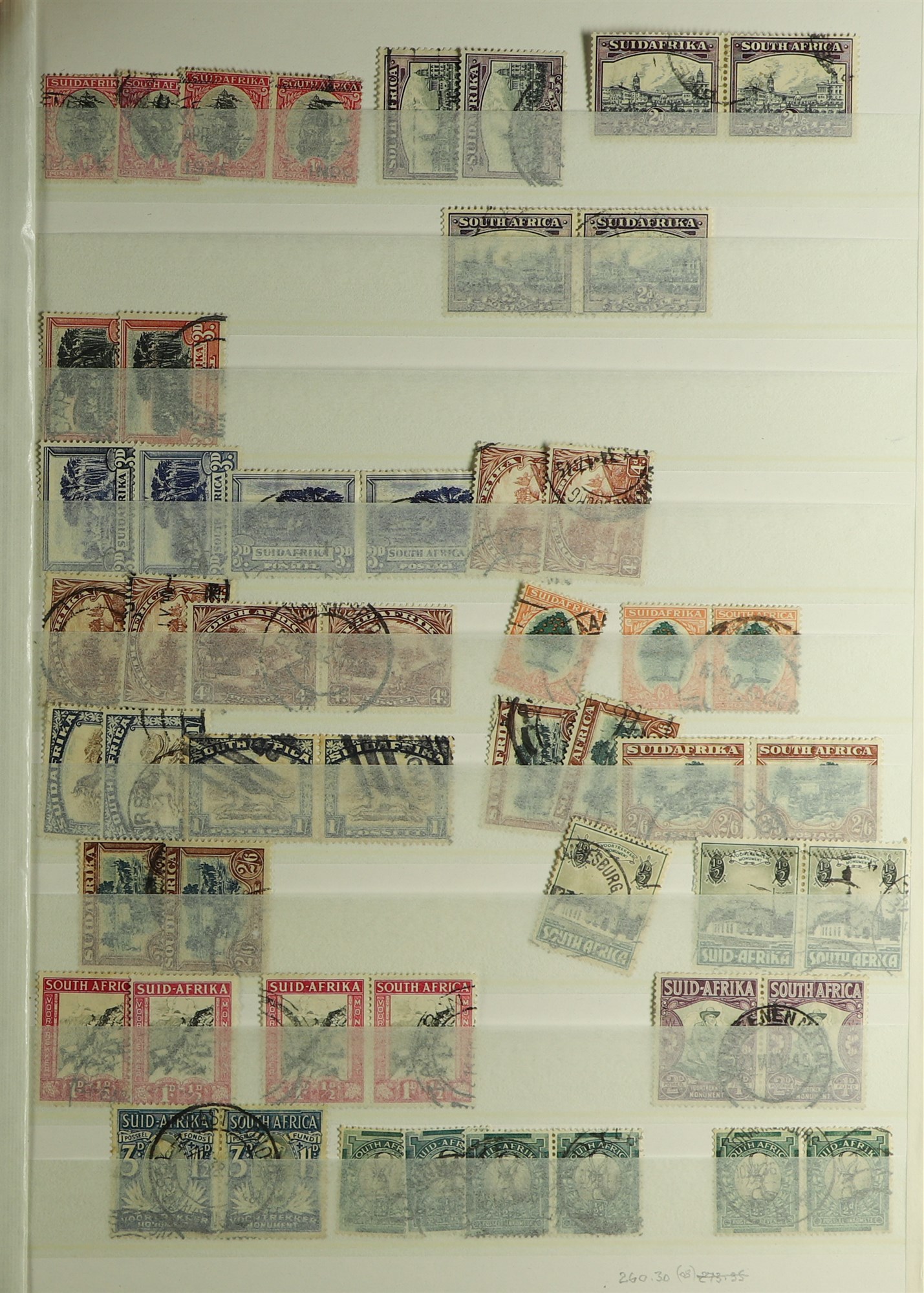 SOUTH AFRICA 1913 - 2000 COLLECTION / ACCUMULATION of 1500+ mint / never hinged mint & used stamps - Image 3 of 15