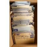 SWAZILAND 1944 - 1961 AIR LETTERS unused stock of around 400 items in a box incl. 1944 6d (2),