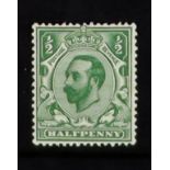 GB.GEORGE V 1911 ½d bluish green, SG Spec. N1 (4), fine mint. Cat. £300.