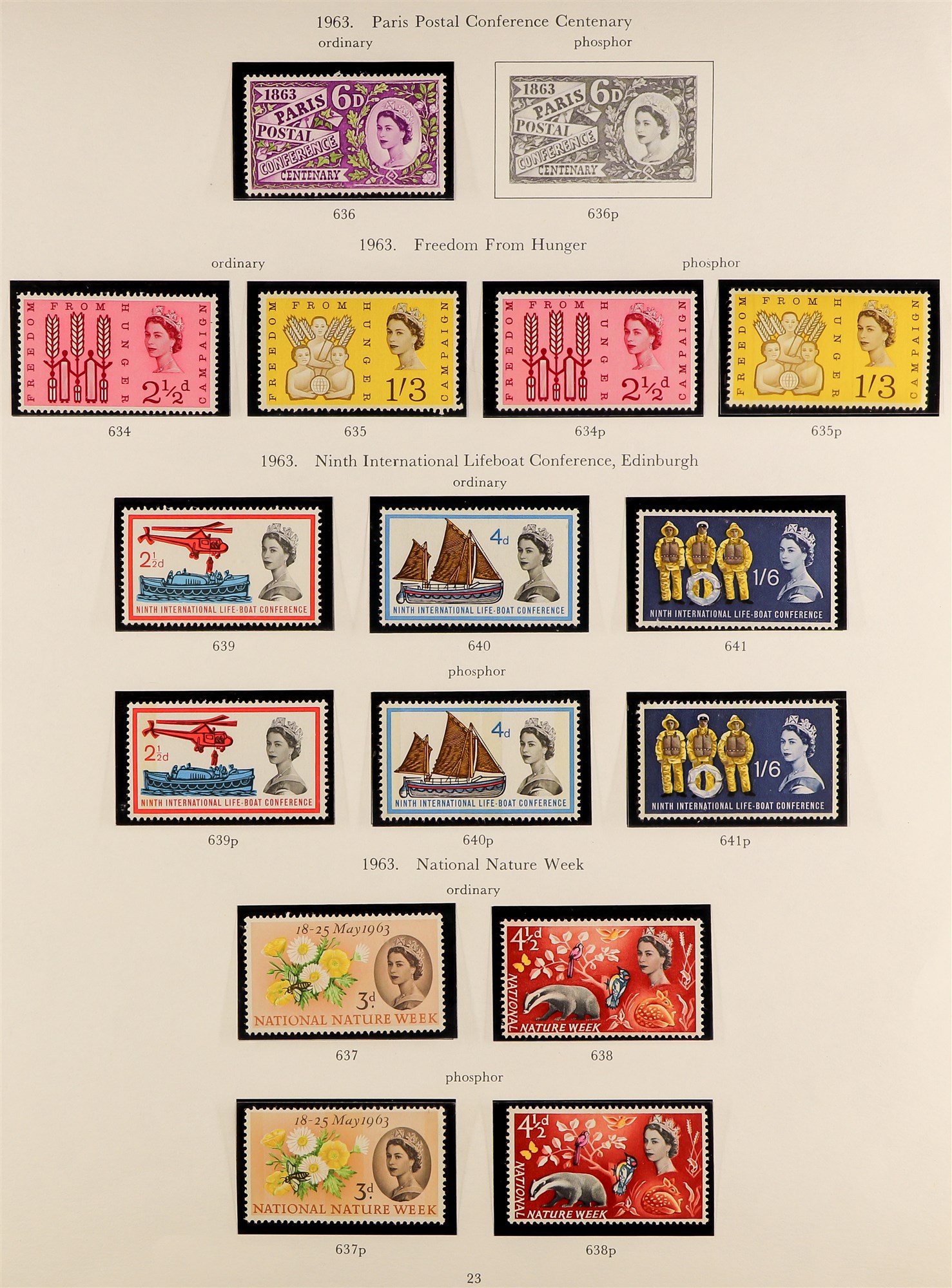 GREAT BRITAIN 1840-1999 COLLECTION in hingeless mounts in three Stanley Gibbons albums, includes - Image 17 of 25