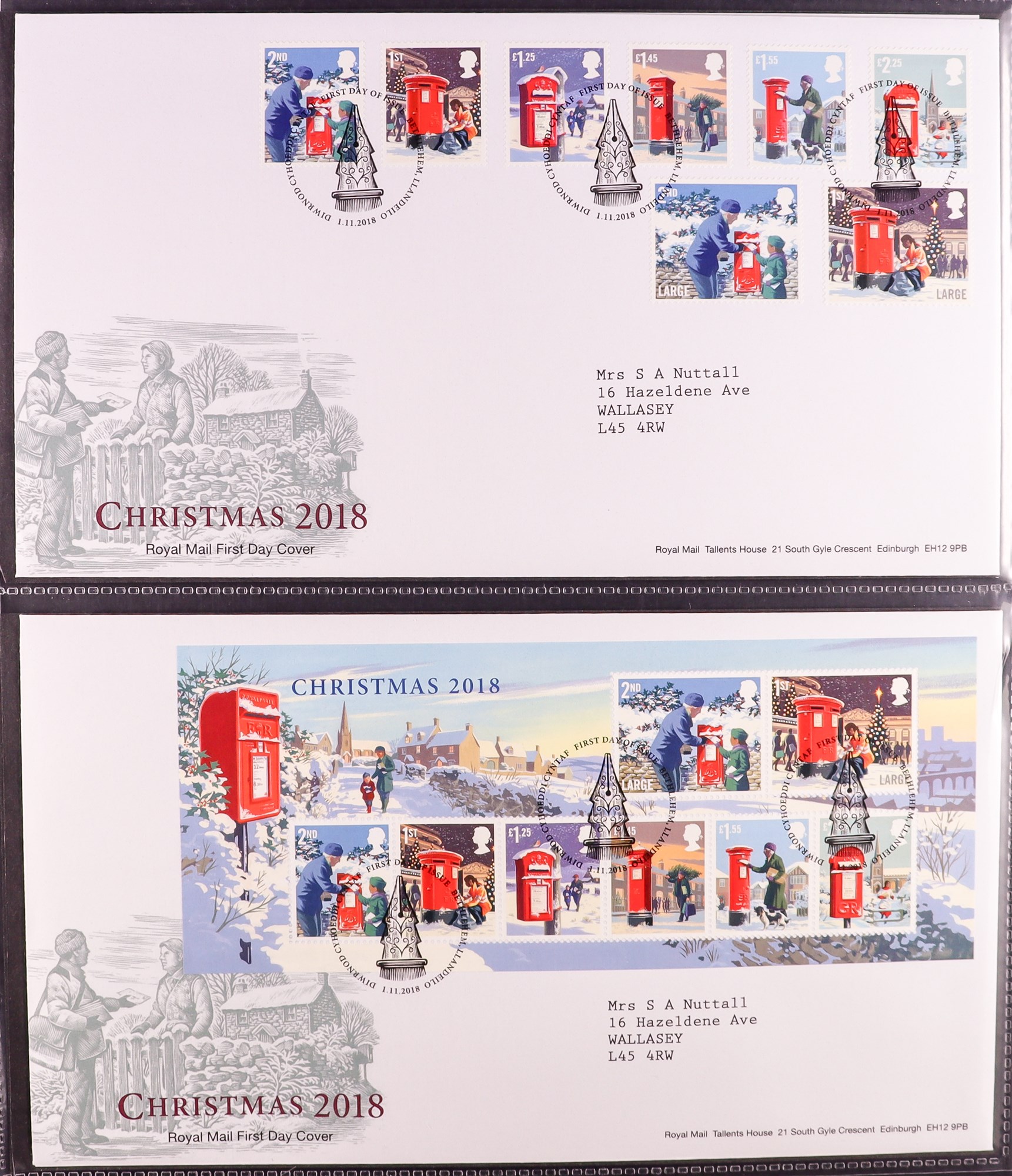 GB.FIRST DAY COVERS 1992-2018 COMPREHENSIVE COLLECTION in nine albums, includes 2012 Olympic & - Image 10 of 10