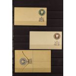 INDIAN CONVENTION STATES POSTAL STATIONERY COLLECTION. 28 unused postal cards & envelopes for