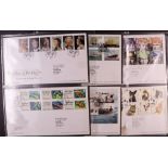 GB.FIRST DAY COVERS 1948-2010's COLLECTION in albums, on pages & loose, includes better cancels such