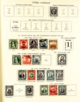 COLLECTIONS & ACCUMULATIONS WORLD IN "IDEAL" ALBUM VOLUMES I & II. Several 1000's mint & used stamps