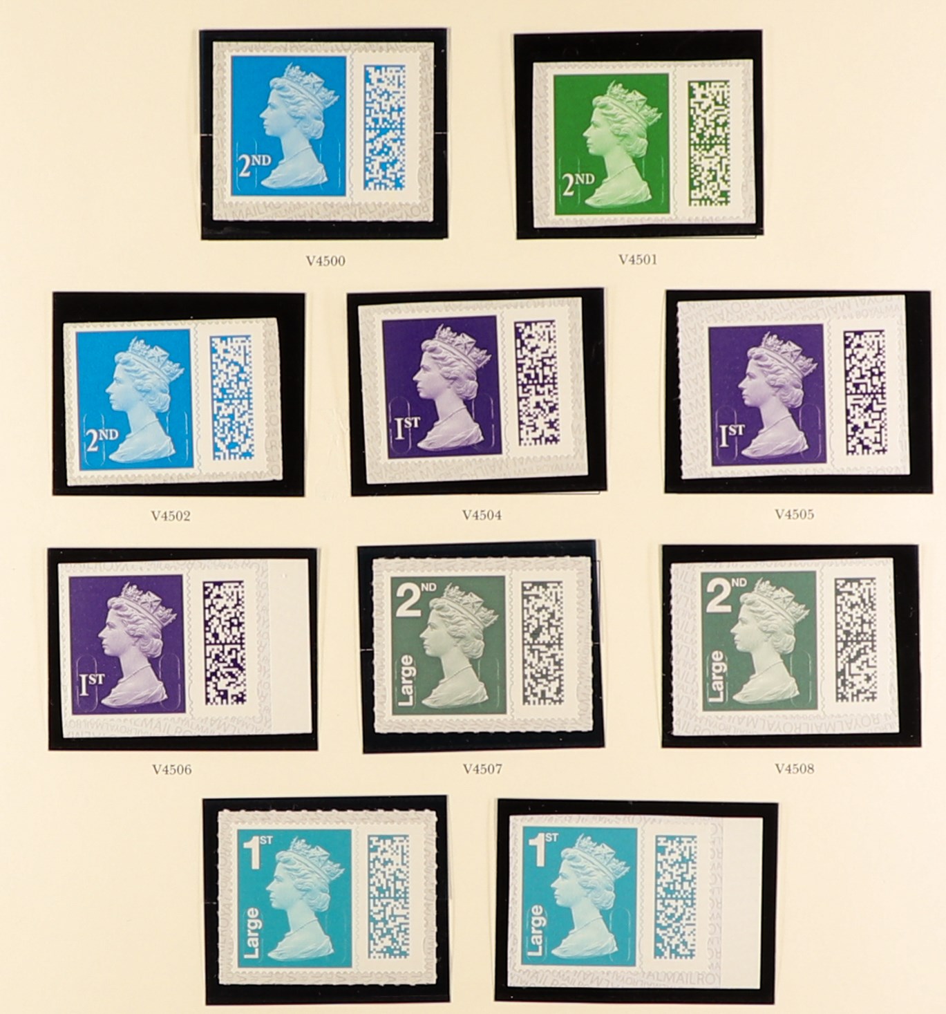 GB.ELIZABETH II 2019-2023 COMPLETE NEVER HINGED MINT COLLECTION in hingeless mounts in two Windsor - Image 9 of 12