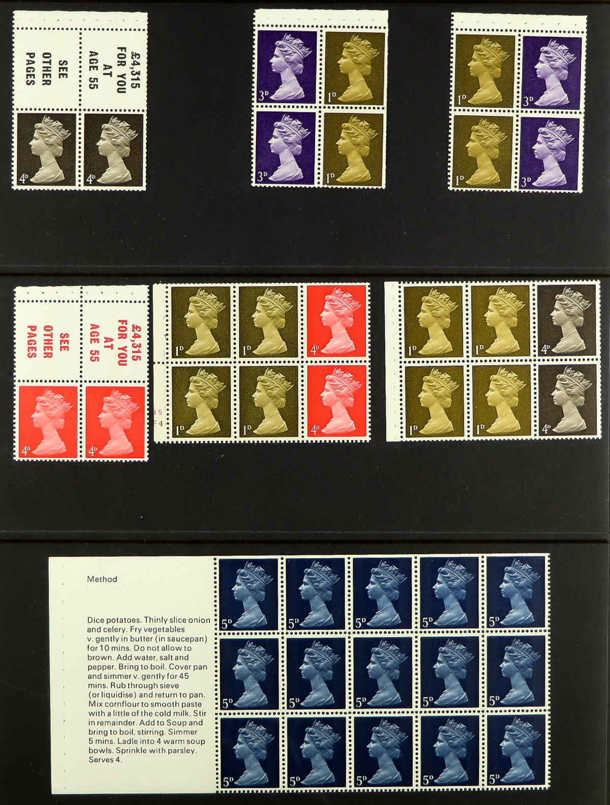GREAT BRITAIN 1937-1980's NEVER HINGED MINT COLLECTION in two albums, includes 1937-47 set incl - Image 14 of 33