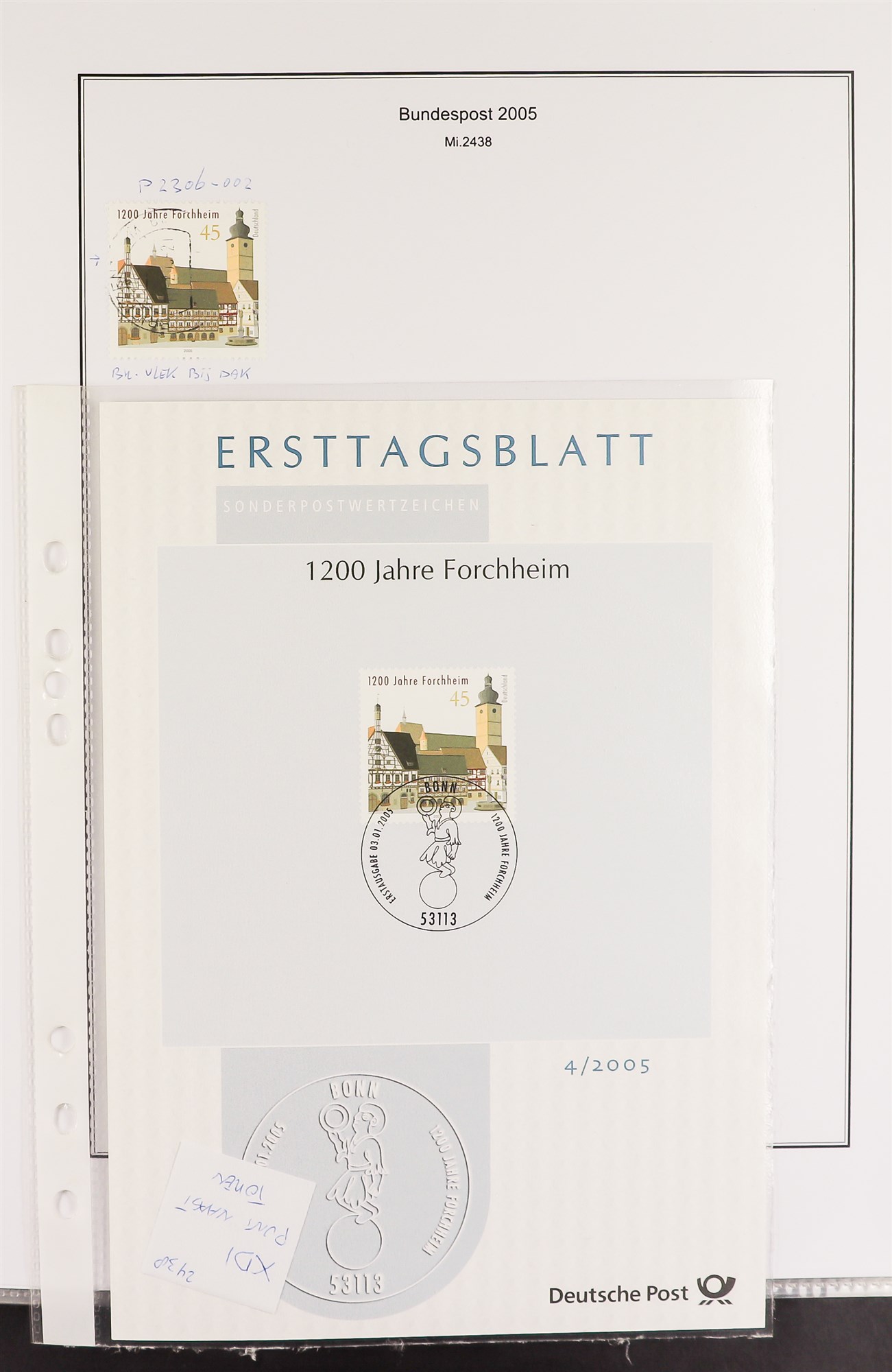 GERMANY WEST 2005 - 2009 SPECIALIZED COLLECTION of 1000+ mint, never hinged mint & used stamps,