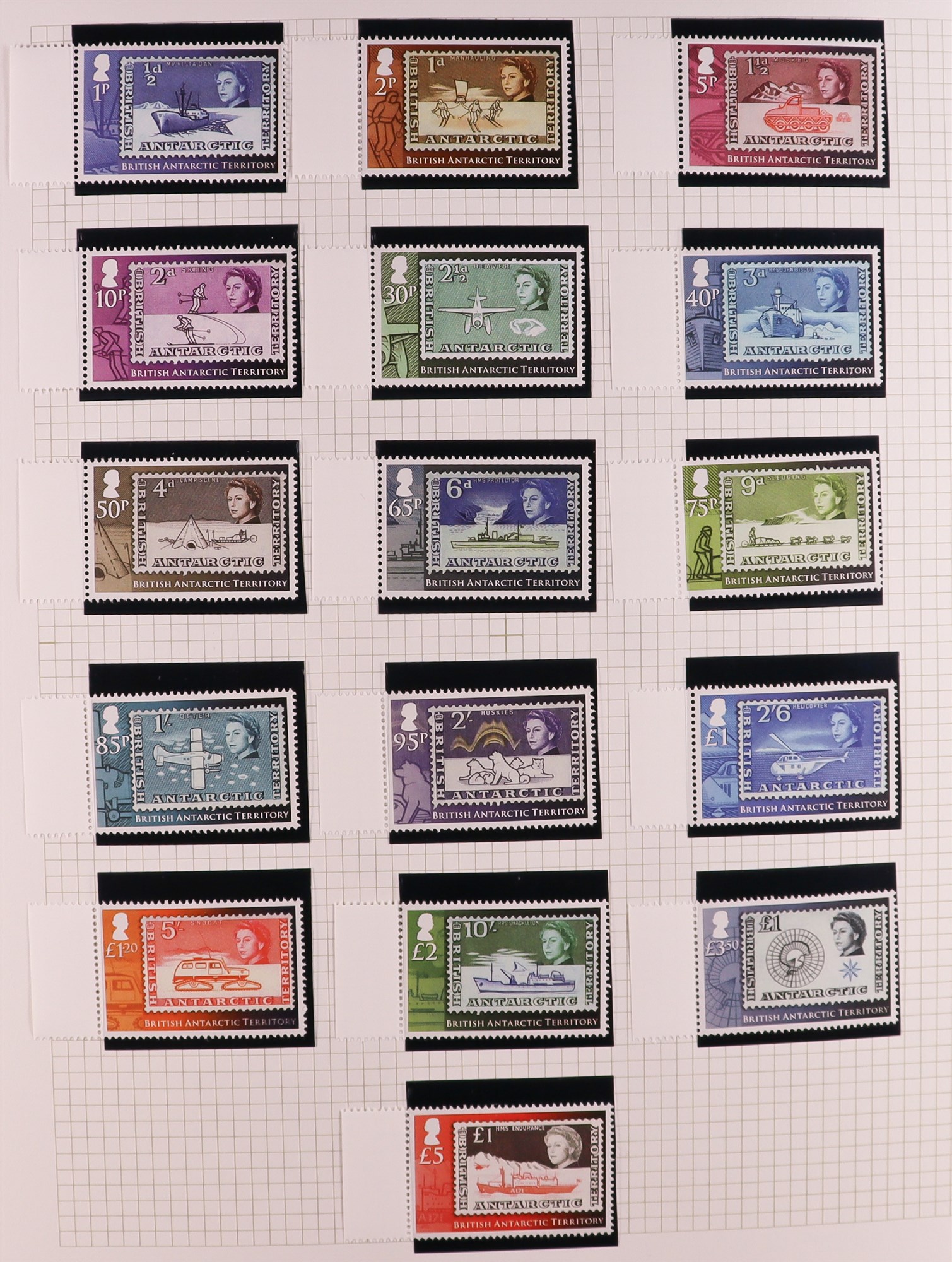 COLLECTIONS & ACCUMULATIONS COMMONWEALTH ISLANDS - NEVER HINGED MINT COLLECTION IN 16 ALBUMS with - Image 4 of 30