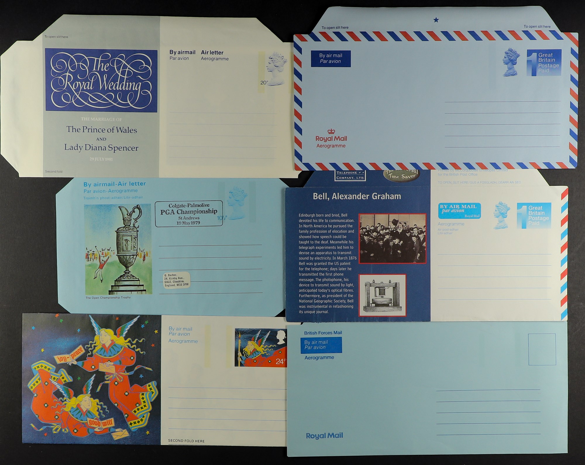 GB. COVERS & POSTAL HISTORY AEROGRAMME COLLECTION 1940s - 1980s. A duplicated lot with approximately - Image 3 of 7