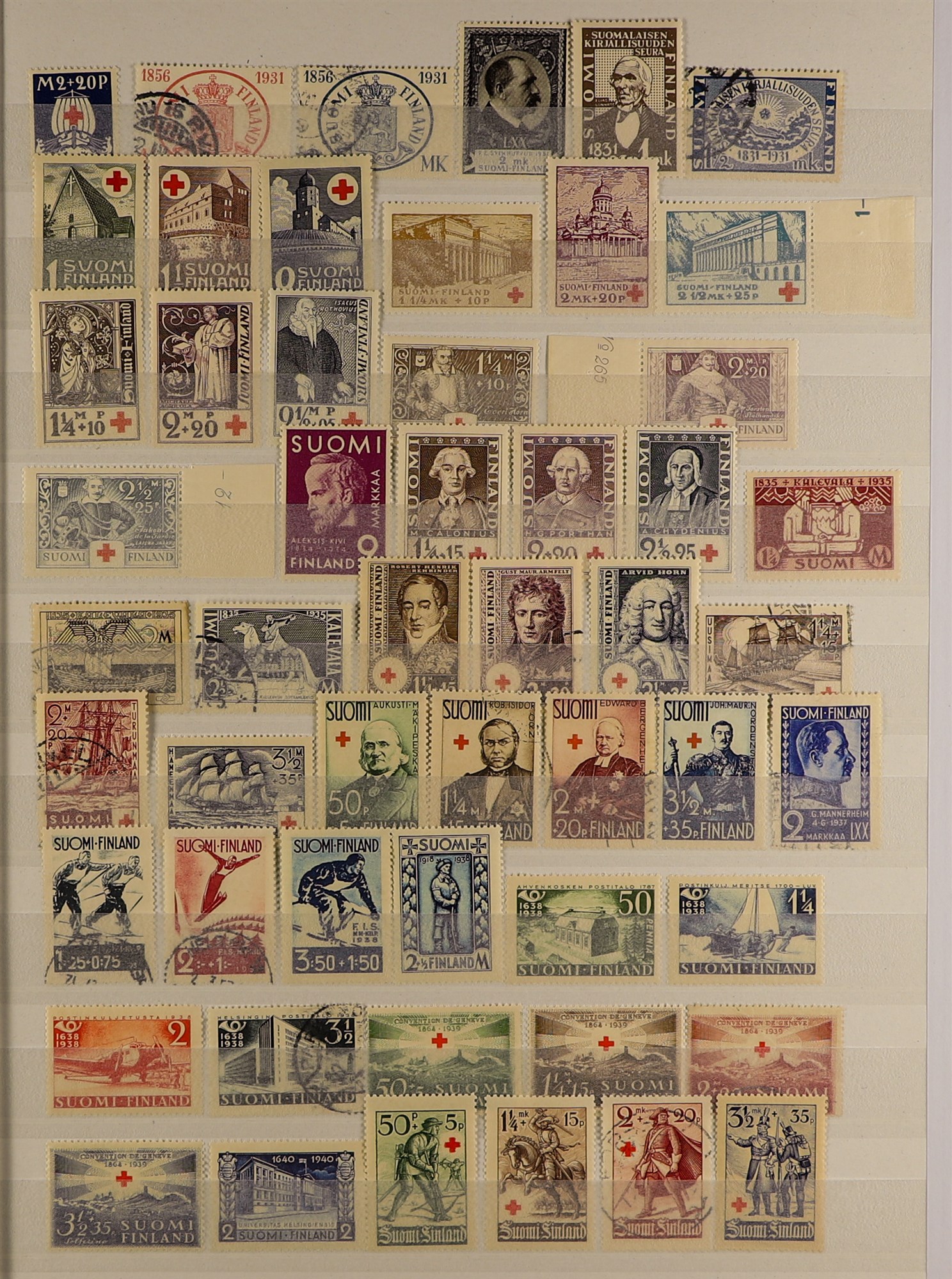 FINLAND 1860 - 2010's ACCUMULATION IN CARTON of mint / never hinged mint & used stamps and miniature - Image 3 of 34