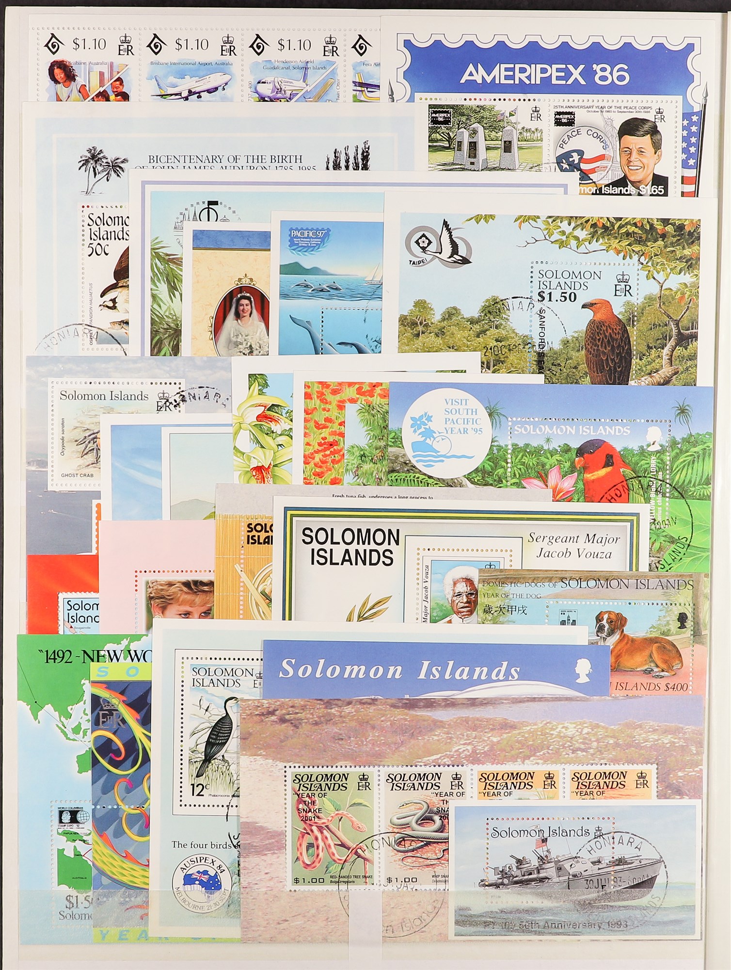 SOLOMON IS. 1953 - 2002 USED COLLECTION a highly complete run on protective pages, note the 1971 - Image 12 of 14