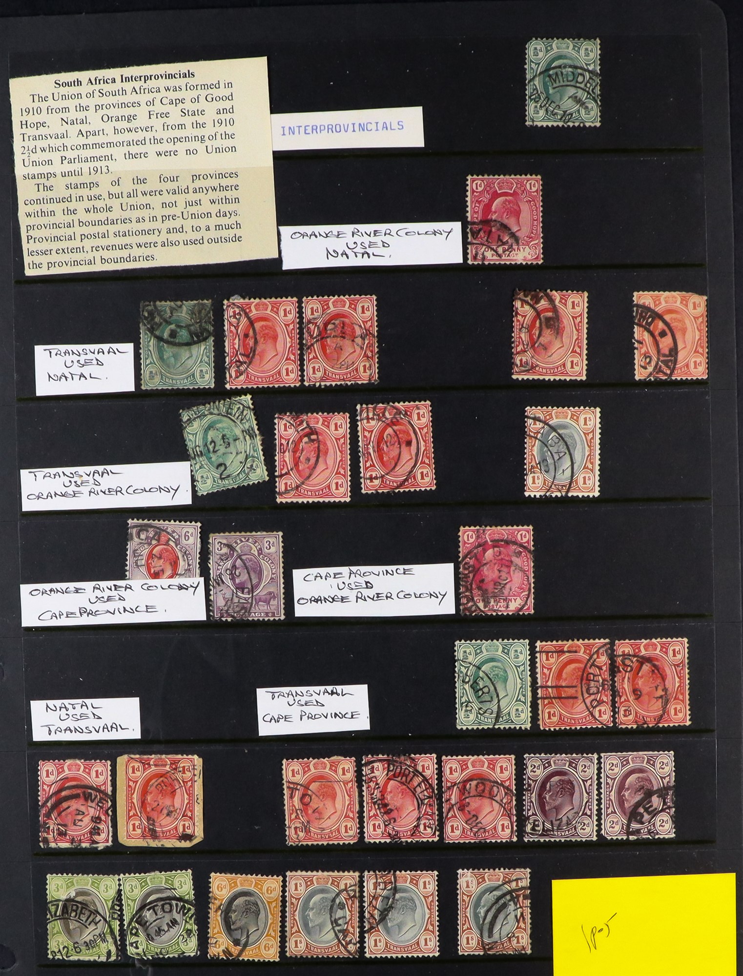 SOUTH AFRICA -COLS & REPS INTER-PROVINCIAL USE a collection of stamps from the various former - Image 3 of 5