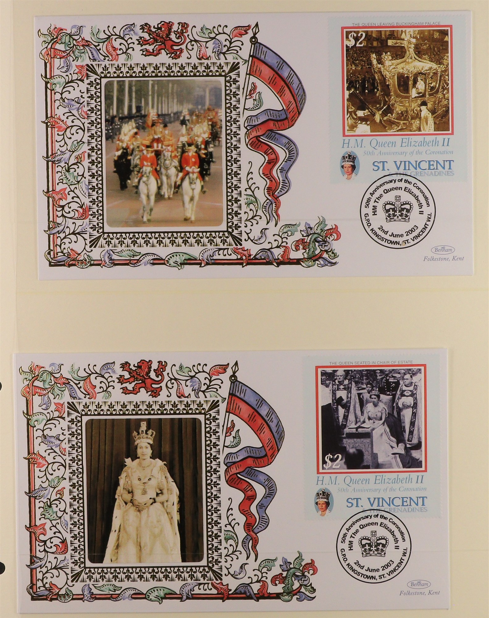 COLLECTIONS & ACCUMULATIONS 2003 CORONATION ANNIVERSARY British commonwealth collection of special - Image 3 of 5