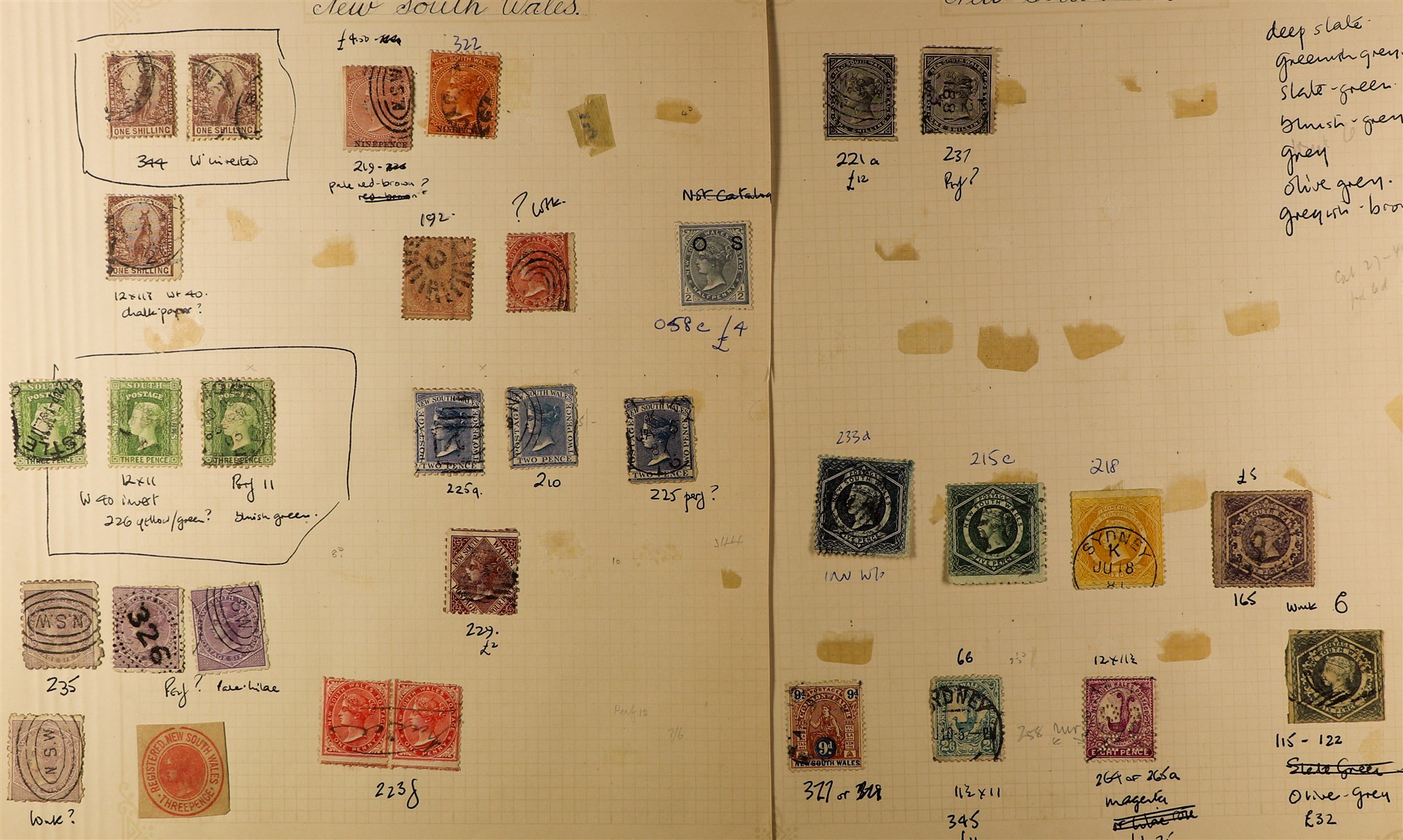AUSTRALIAN STATES 1850's-1910's MOSTLY USED RANGES on pages, includes New South Wales 1s " - Image 17 of 19