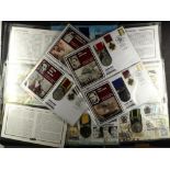 GB. COVERS & POSTAL HISTORY MEDAL COVERS 1998-2005 collection of Benham covers all containing