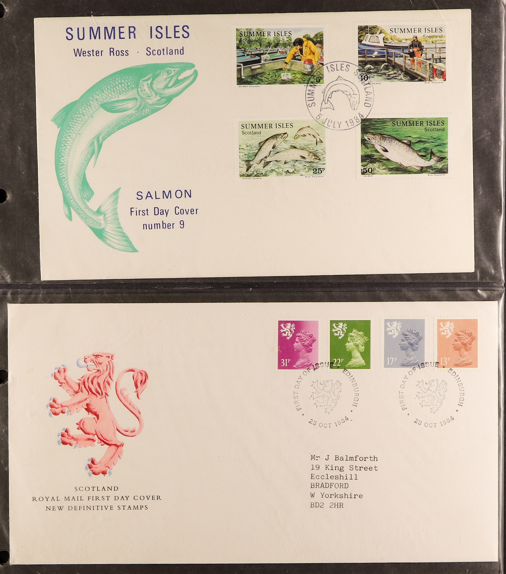 GB.FIRST DAY COVERS 1962 - 1990 COLLECTION of 'Regional' covers in 3 albums. Also includes loose - Image 22 of 34