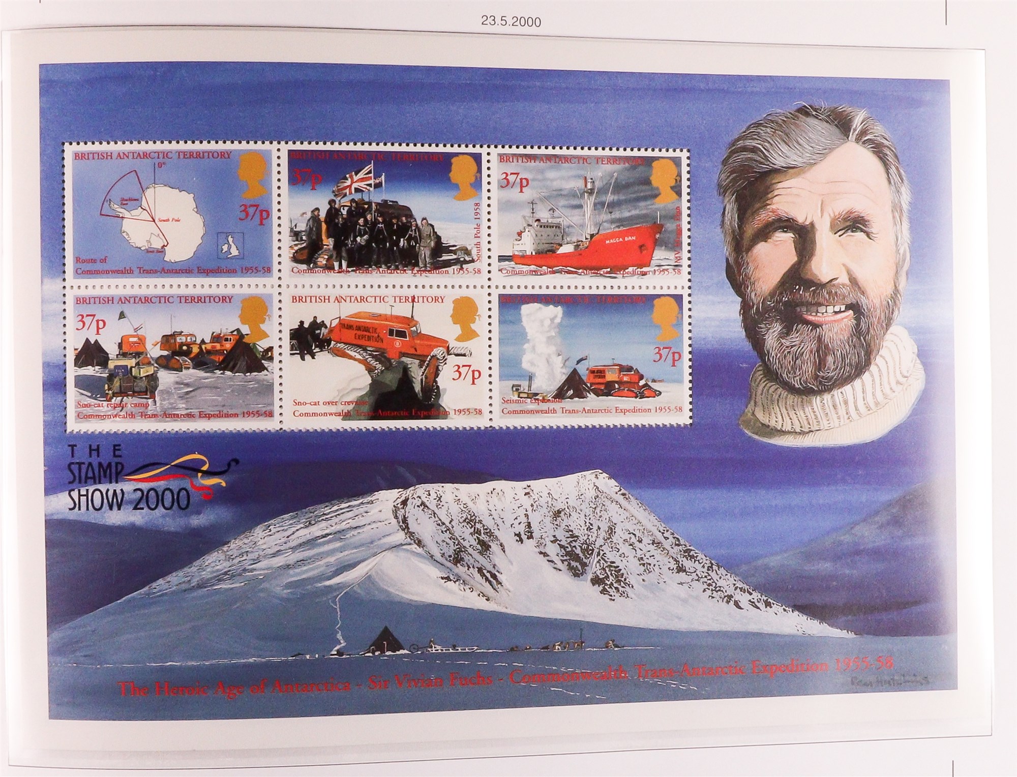 BR. ANTARCTIC TERR. 1963 - 2005 COMPLETE NHM COLLECTION on Davo pages. Also includes a selection - Image 8 of 13