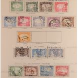 COLLECTIONS & ACCUMULATIONS COMMONWEALTH KING GEORGE VI VERY FINE USED COLLECTION in 3 well-filled