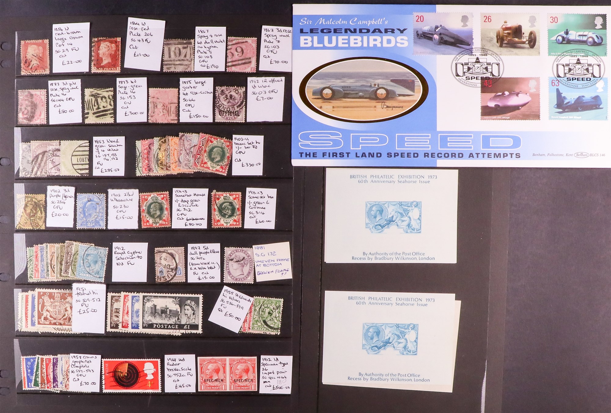GREAT BRITAIN ACCUMULATION IN CARTON 19th Century to 1980's mint & used stamps and covers,