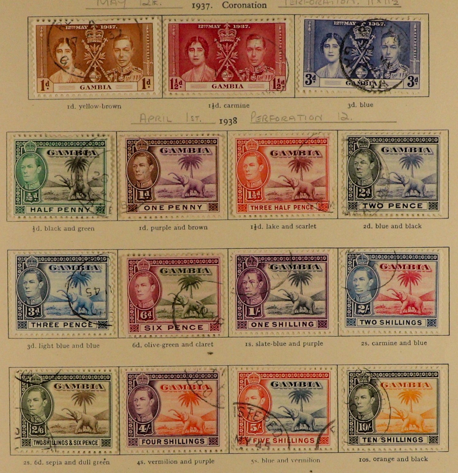 COLLECTIONS & ACCUMULATIONS COMMONWEALTH KING GEORGE VI VERY FINE USED COLLECTION in 3 well-filled - Image 12 of 48