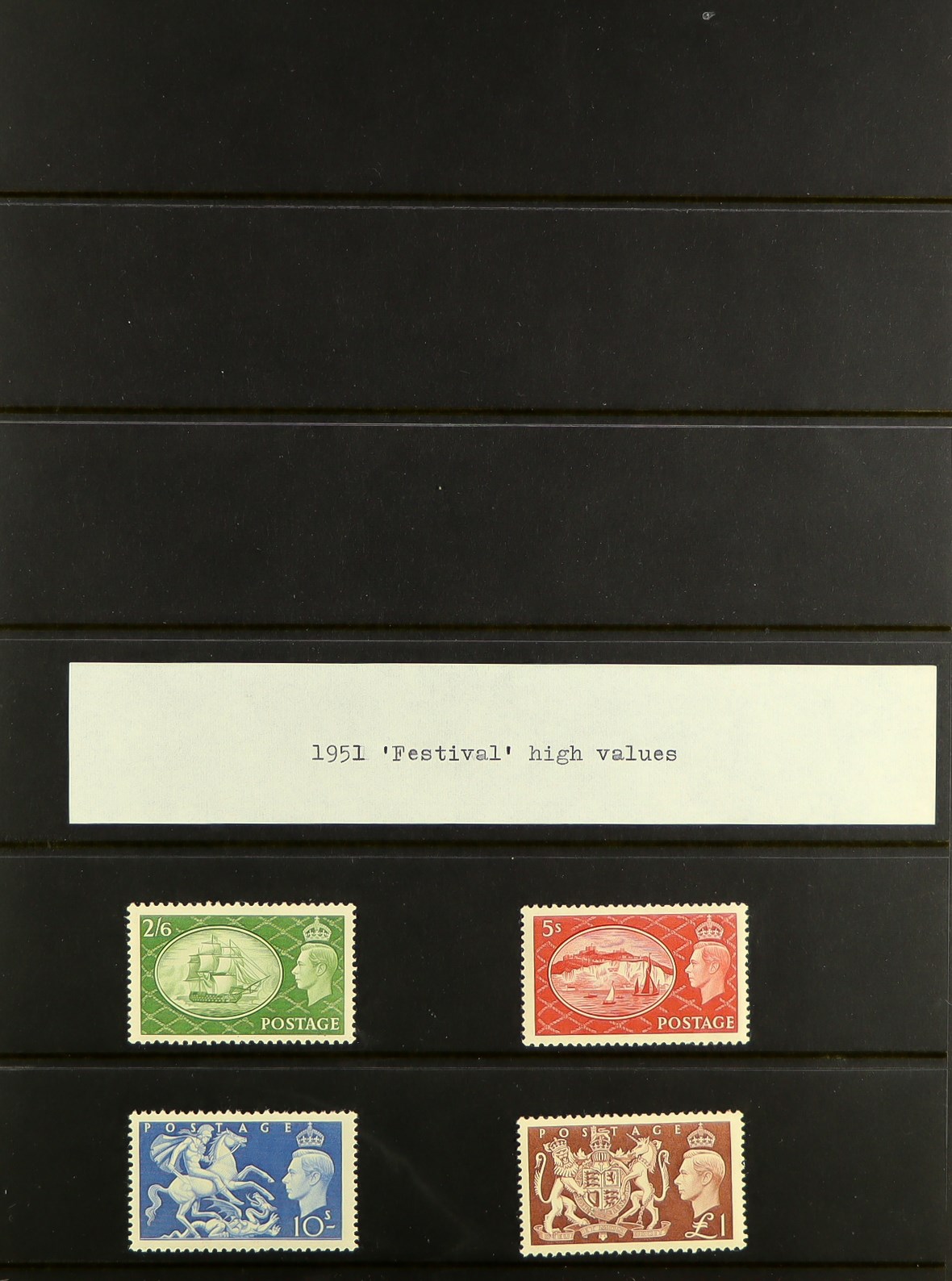 GREAT BRITAIN 1937-1980's NEVER HINGED MINT COLLECTION in two albums, includes 1937-47 set incl - Image 3 of 33