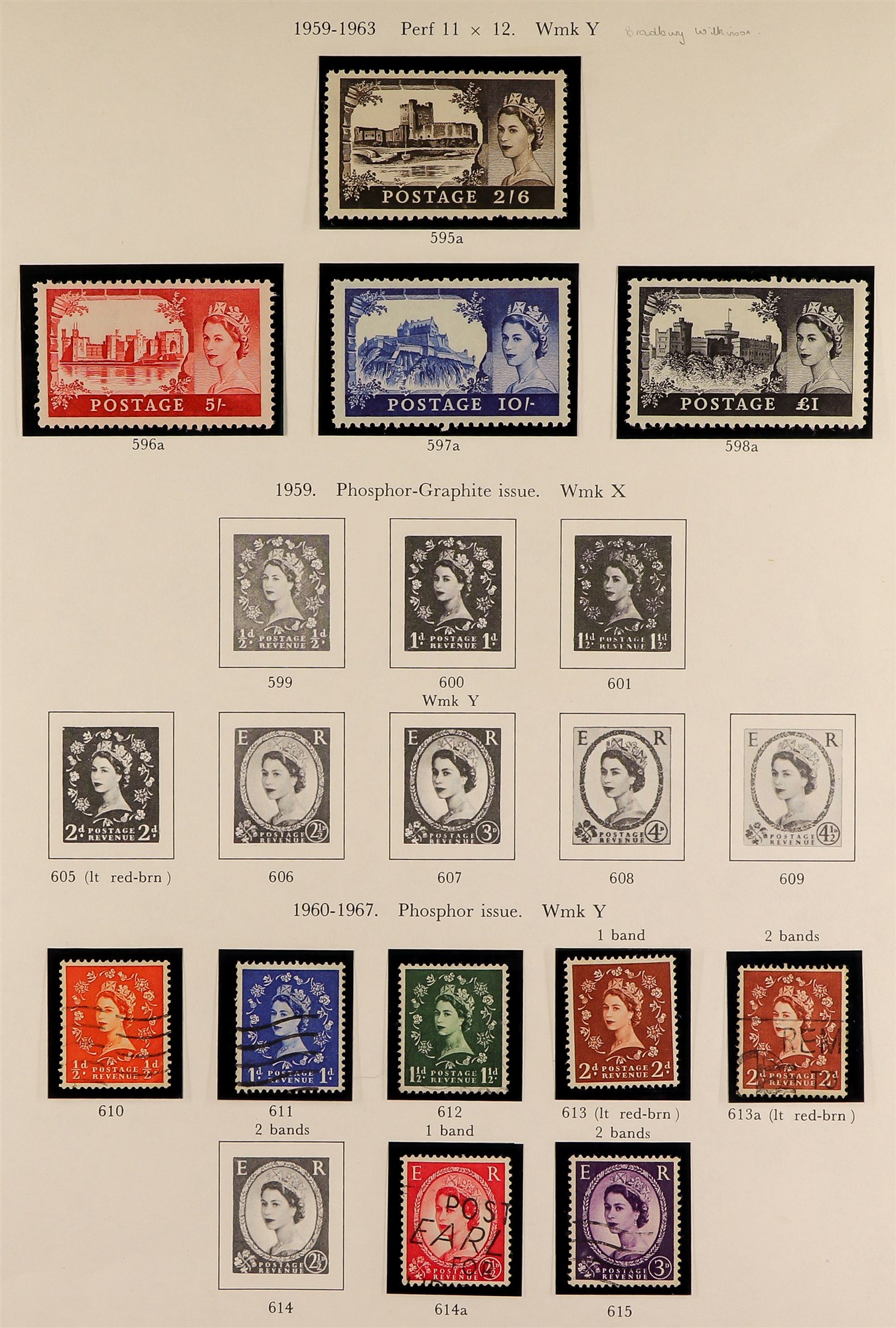 GREAT BRITAIN 1840-1999 COLLECTION in hingeless mounts in three Stanley Gibbons albums, includes - Image 16 of 25