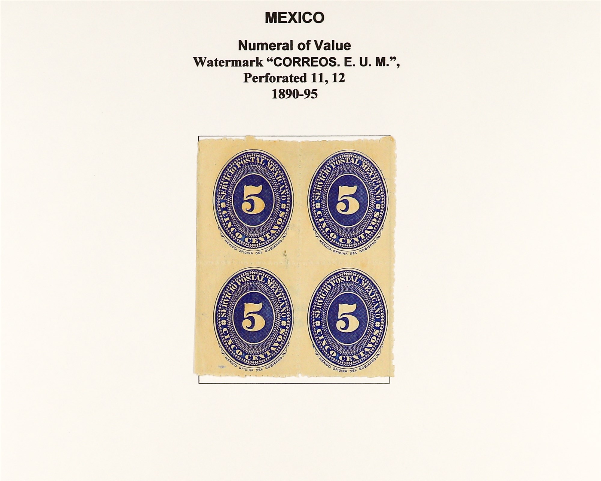 MEXICO 1872 - 1910 EXTENSIVE COLLECTION of over 300 mint & used stamps with a degree of - Image 21 of 32
