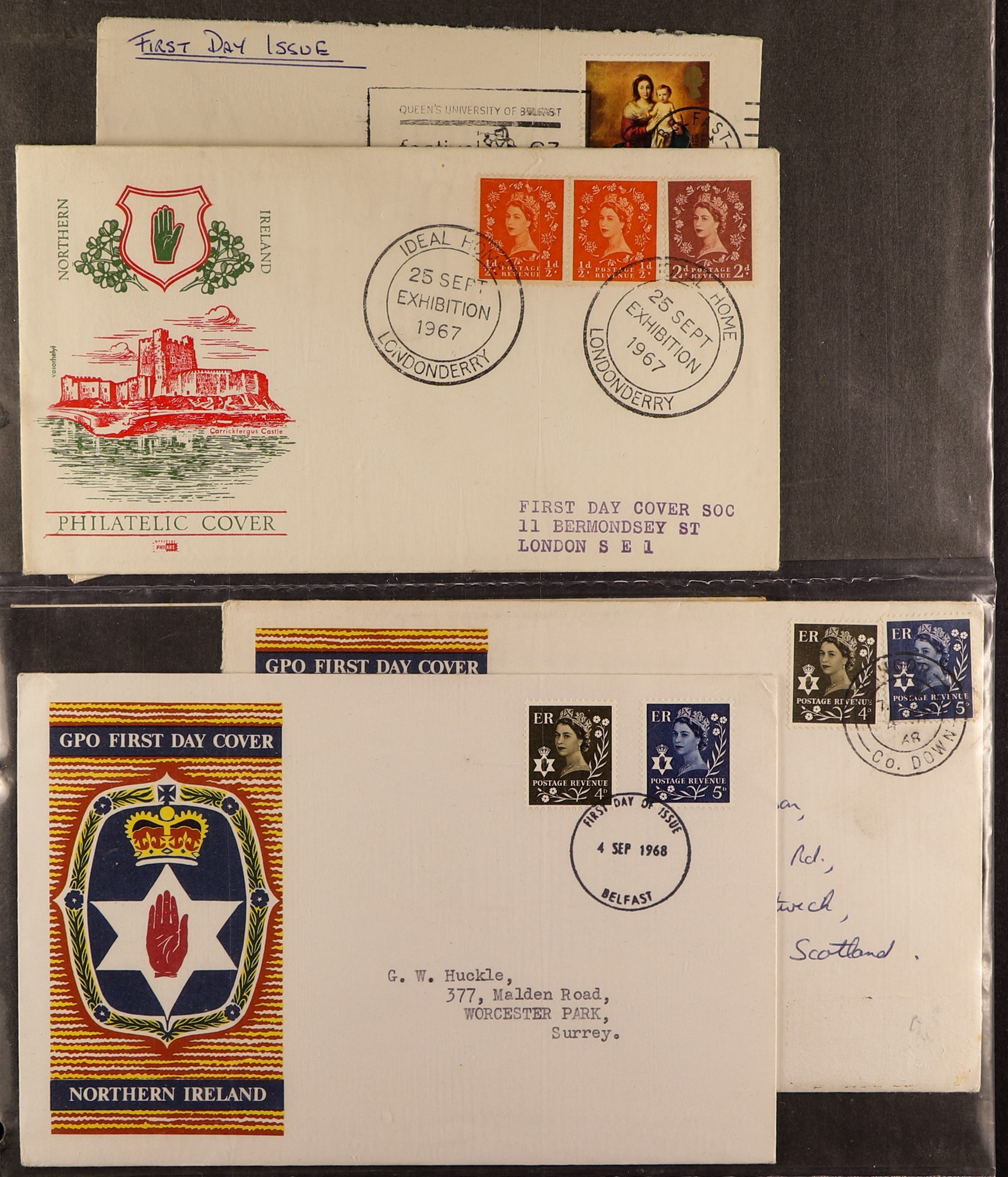 GB.FIRST DAY COVERS 1962 - 1990 COLLECTION of 'Regional' covers in 3 albums. Also includes loose - Image 13 of 34