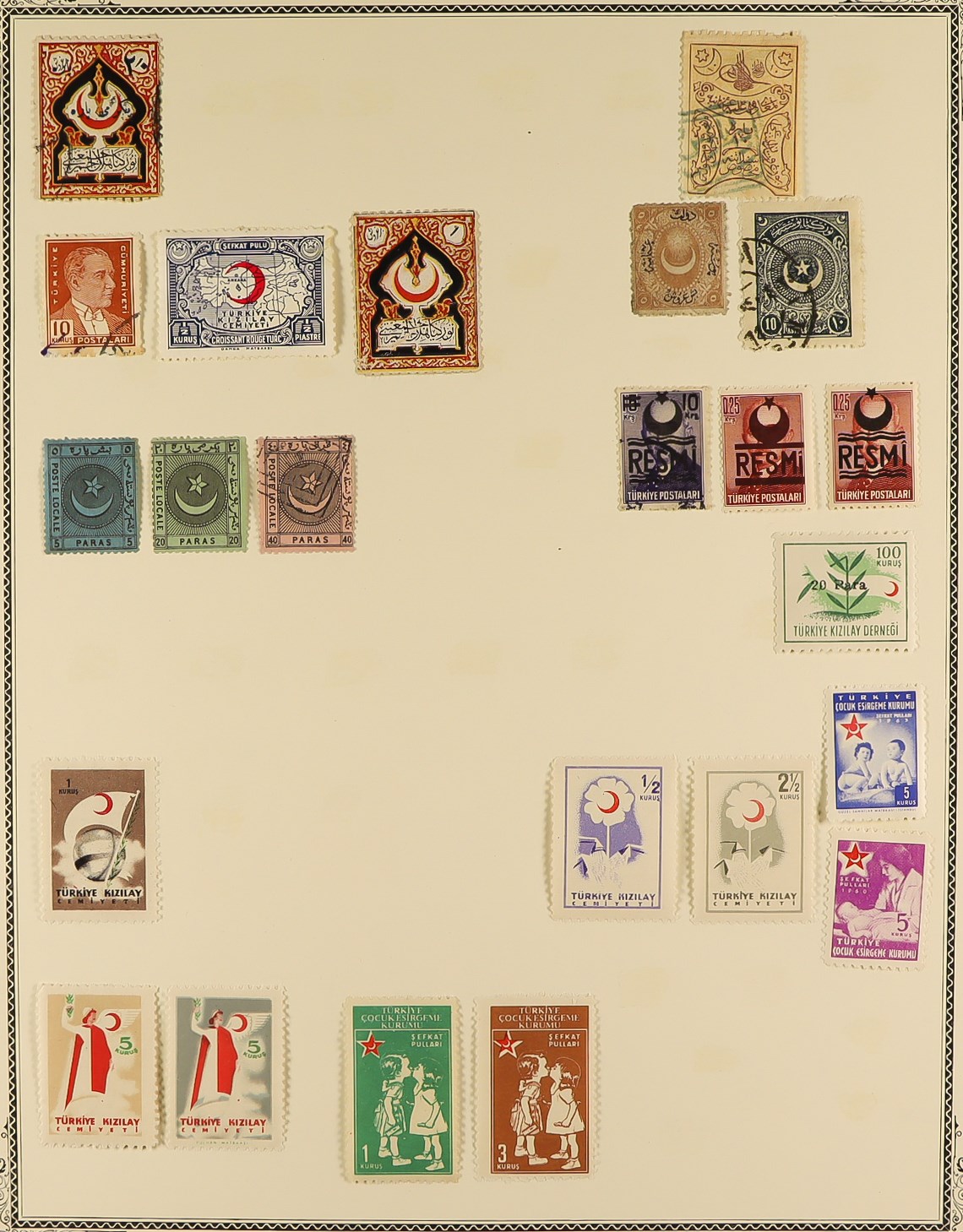 TURKEY 1863 - 1973 COLLECTION of approx. 1500 mint & used stamps in large 'Scott' Turkey album, note - Image 20 of 33