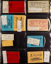 GREAT BRITAIN BOOKLETS 1904-1970 collection in album, all identified, includes 1904 2s½d, 1935 5s (
