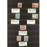 AUSTRALIA 1914 -1936 COLLECTION of 42 used stamps, a complete run of commemorative sets to 1936,