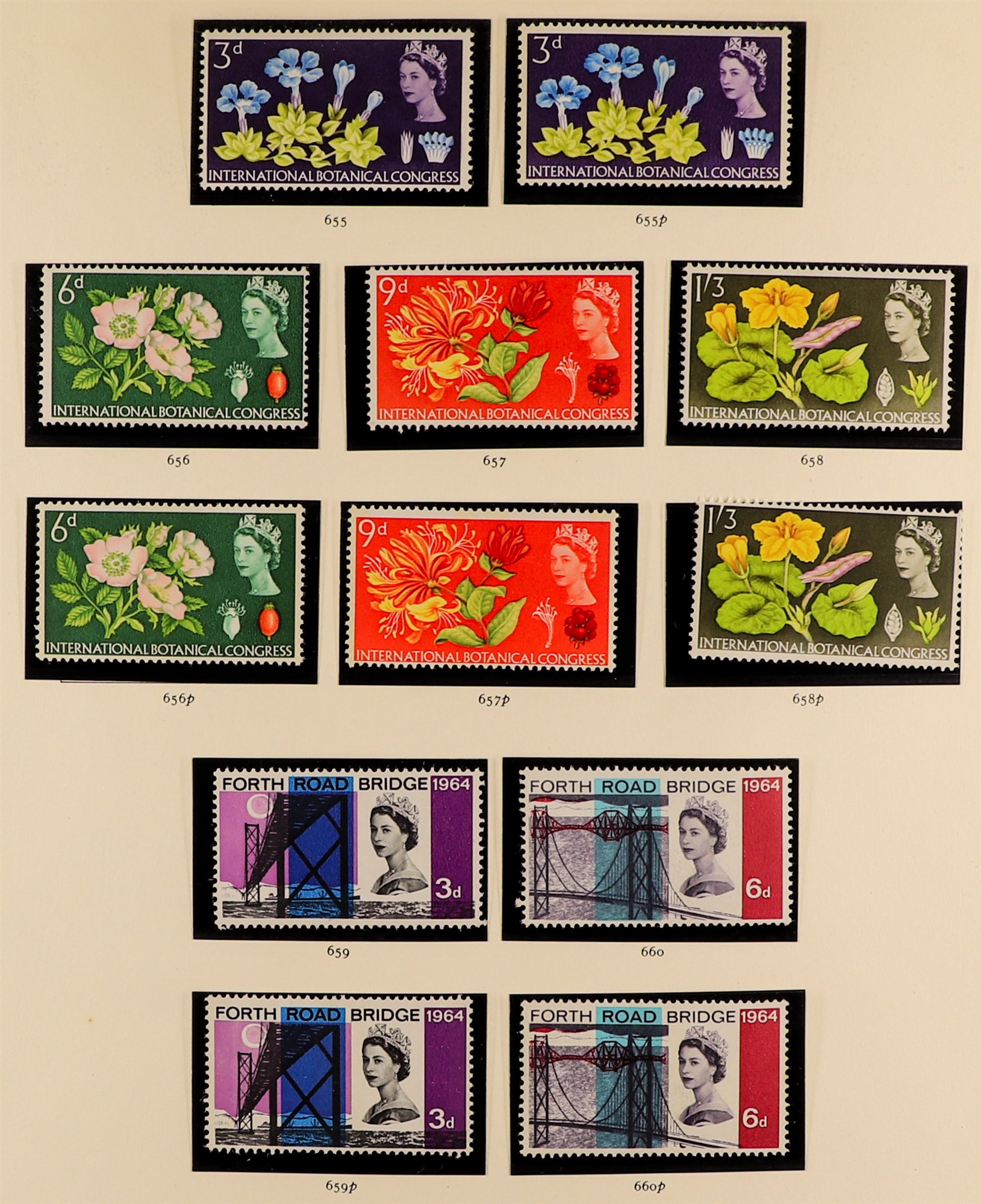 GREAT BRITAIN 1840-1980 COLLECTION Mint (later issues mostly never hinged) & used stamps in - Image 12 of 15