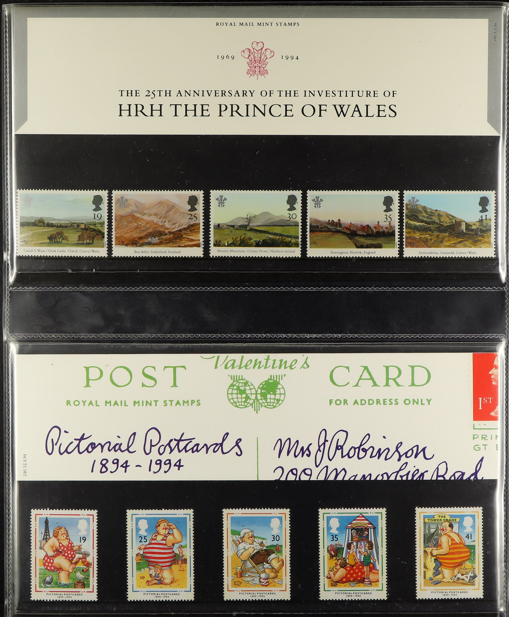 GB.ELIZABETH II 1989-2001 PRESENTATION PACKS in two albums, includes 1988 Castles set, 1993 £10 - Image 12 of 16