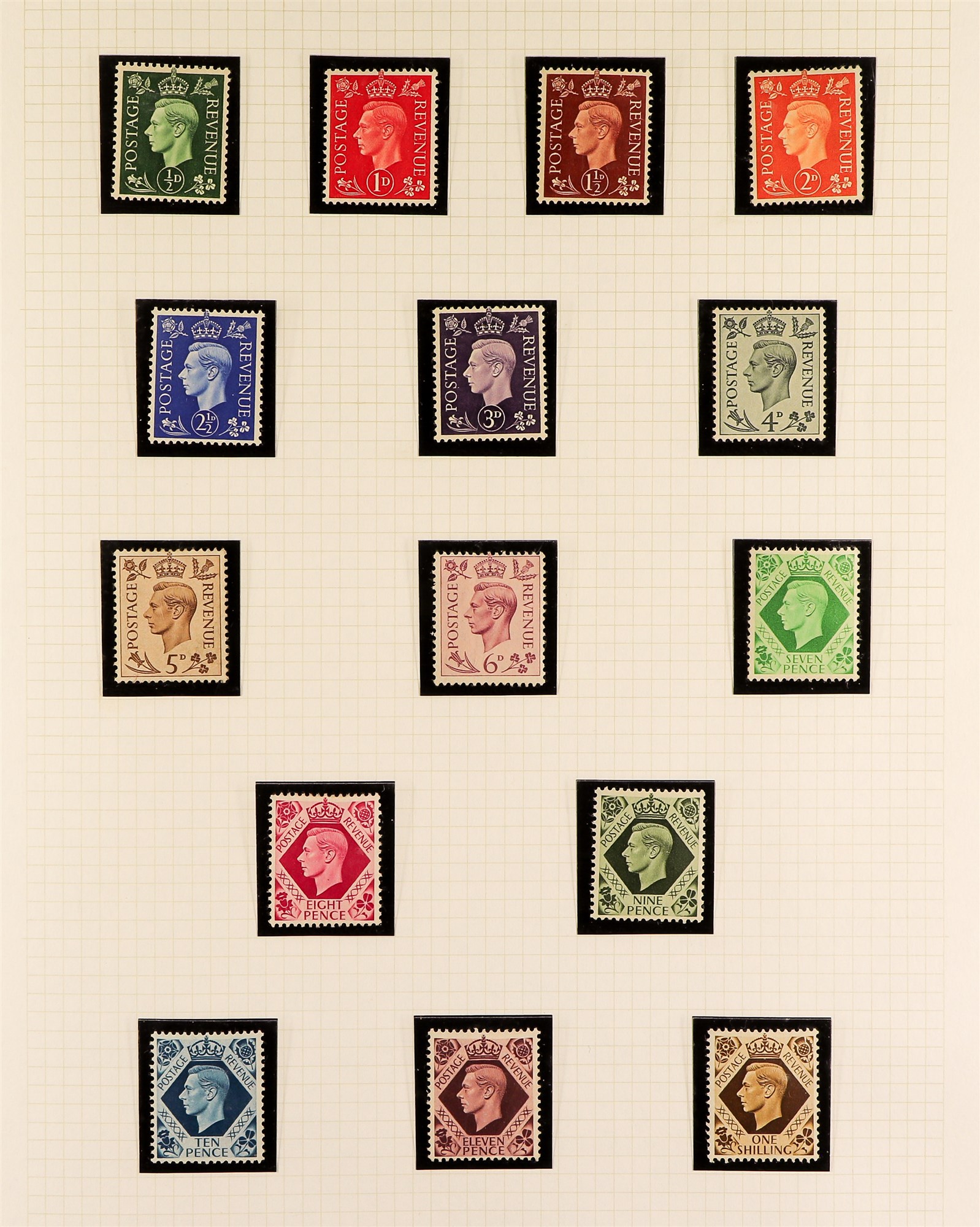 GREAT BRITAIN 1924-1982 MINT COLLECTION in hingeless mounts in two albums, later issues are never - Image 3 of 27