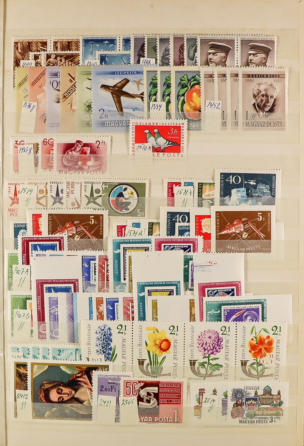 COLLECTIONS & ACCUMULATIONS WORLD WIDE MINT / NEVER HINGED MINT STAMPS in stock books, packets, - Image 3 of 17