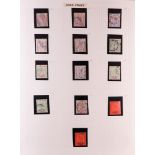 GOLD COAST 1889-1928 COLLECTION incl. 1894 20s dull mauve and black / red (2, mint and used), 1898-