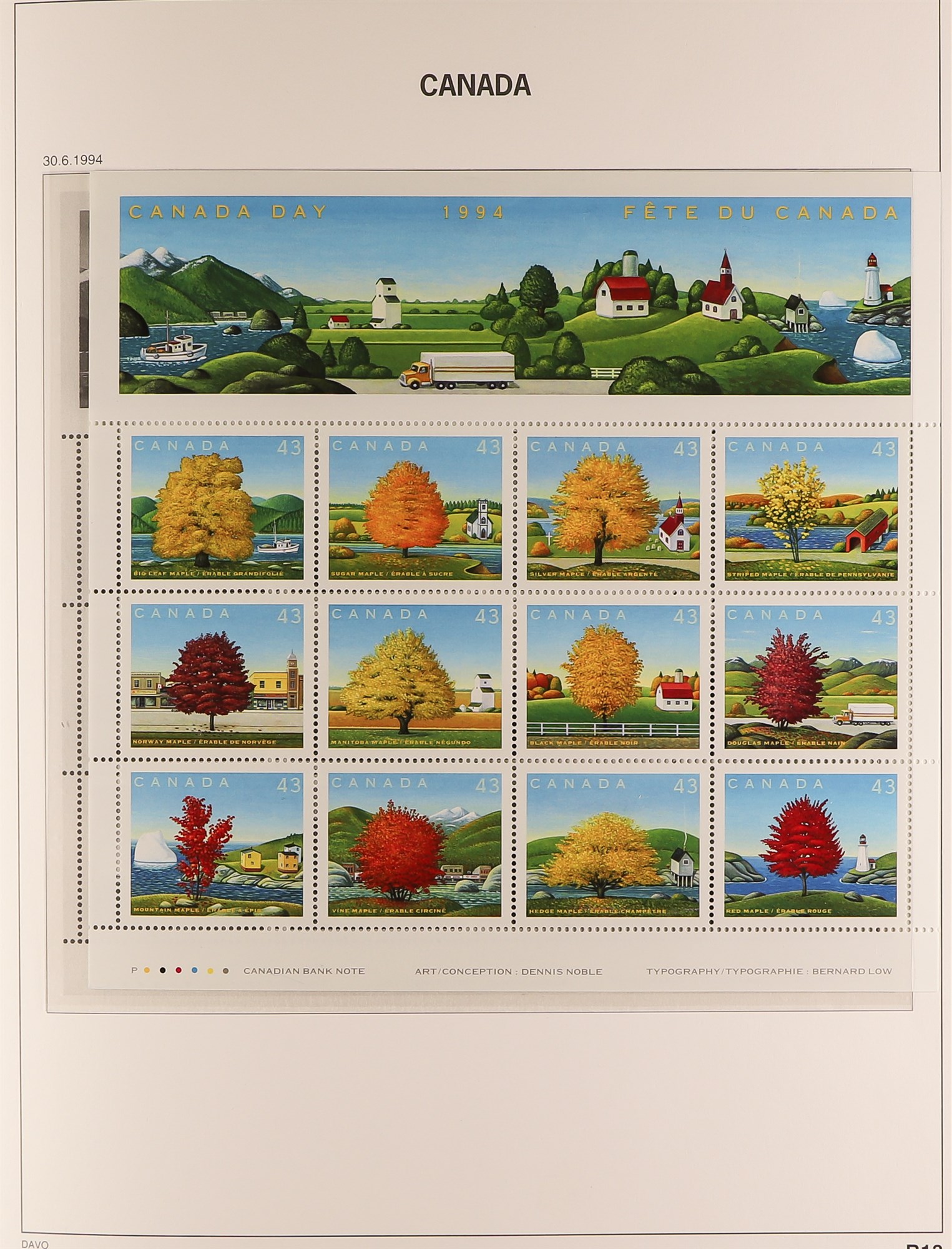 CANADA 1990 - 2002 NEVER HINGED MINT COLLECTION in DAVO Canada hingeless album, largely complete ( - Image 10 of 13