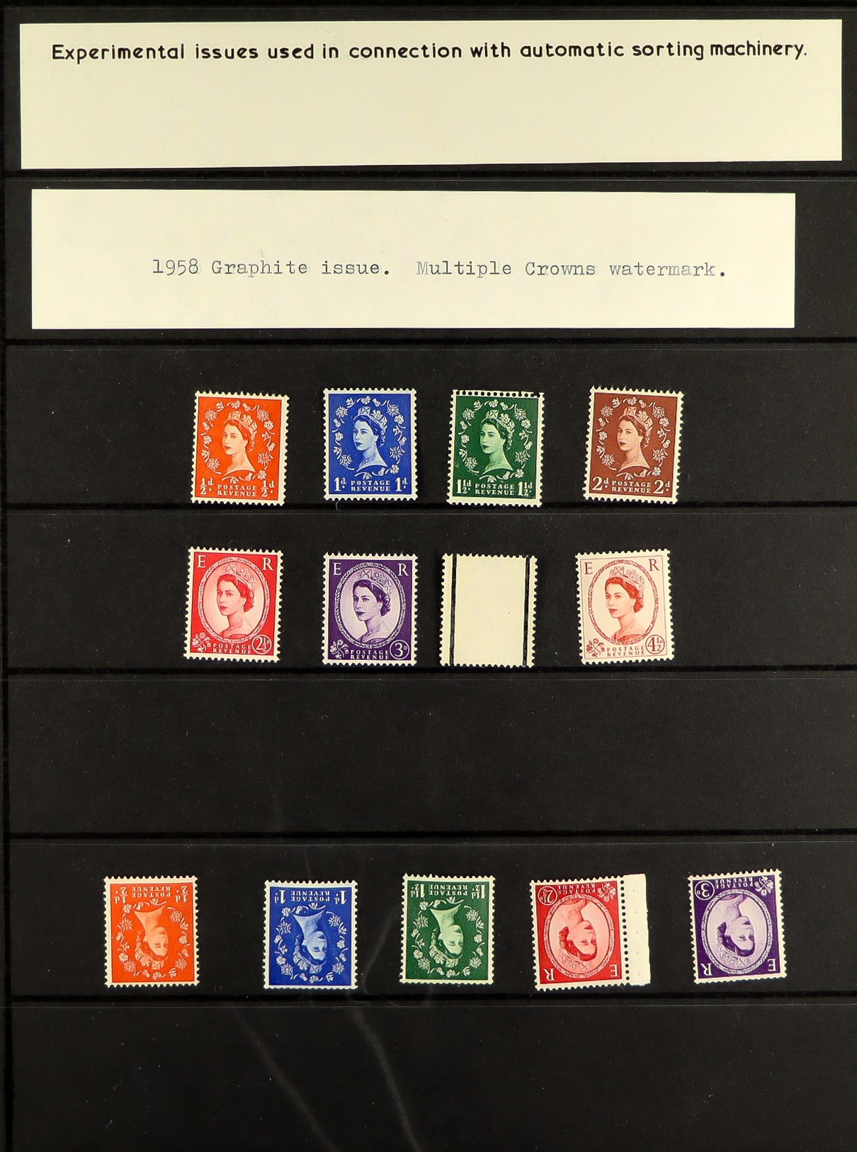 GREAT BRITAIN 1937-1980's NEVER HINGED MINT COLLECTION in two albums, includes 1937-47 set incl - Image 11 of 33