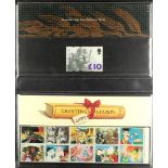 GB.ELIZABETH II 1988-1999 NEVER HINGED MINT COLLECTION of presentation packs, prestige &