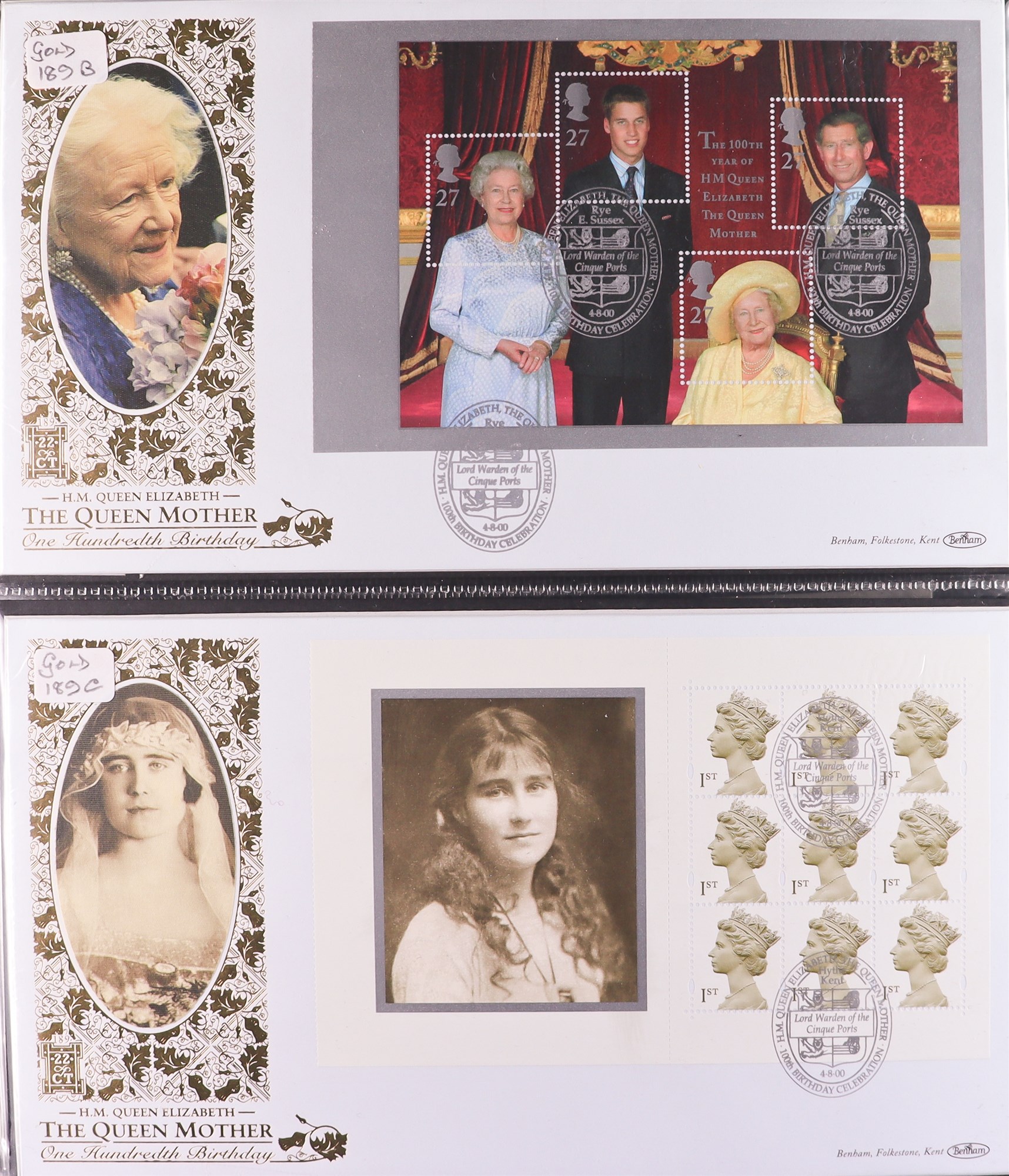 GB. COVERS & POSTAL HISTORY BENHAM 'GOLD 500' COVERS 1994 - 2000 Collection of 40 covers in Benham - Image 3 of 3
