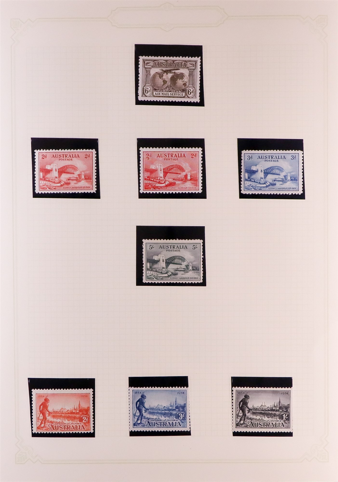 AUSTRALIA 1913 - 1936 VALUABLE MINT COLLECTION incl. 1913-14 1st Wmk Roos to 2s and 5s, 1918-23 to - Image 8 of 9