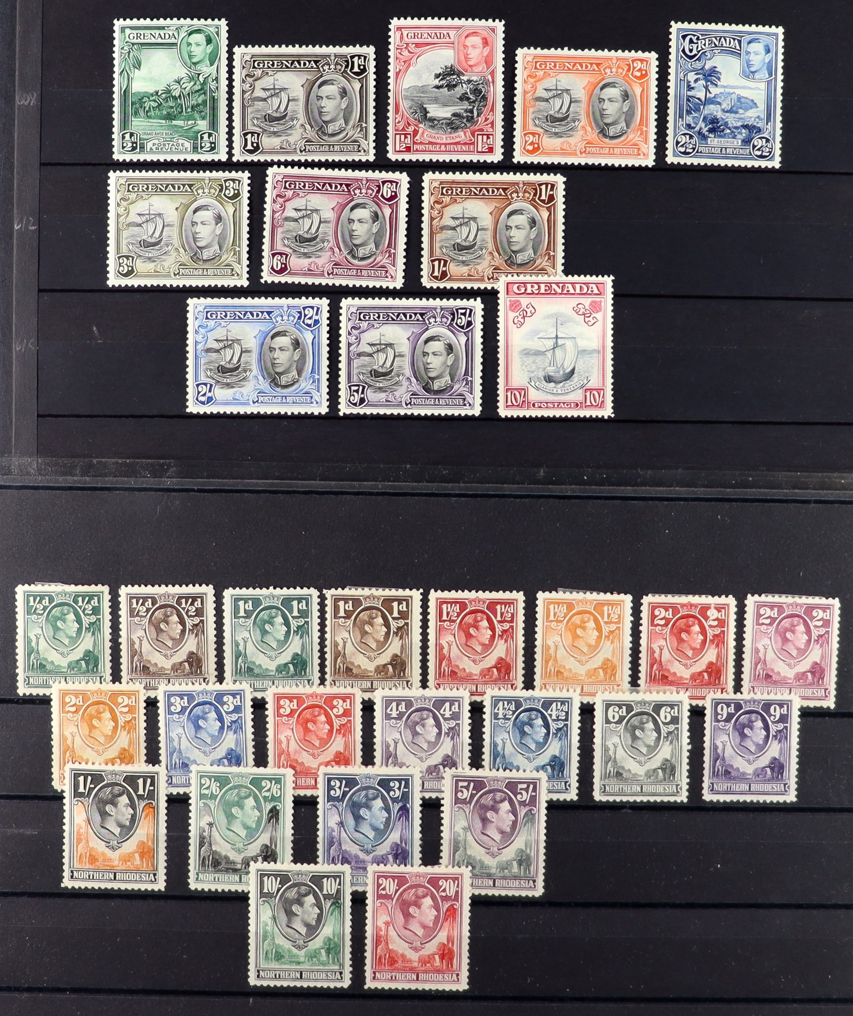 COLLECTIONS & ACCUMULATIONS BRITISH COMMONWEALTH 1887-1964 BETTER MINT ITEMS on stock cards, - Bild 4 aus 8